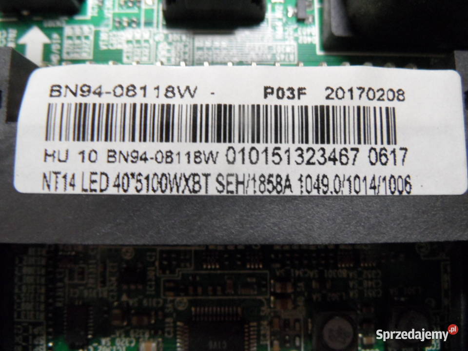Płyta główna telewizora samsung UE40J5100 Kielce sprzedam