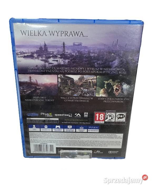 Gra Metro Exodus PlayStation 4 Elbląg