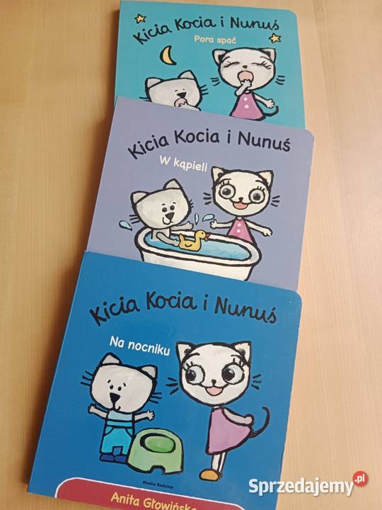 Kicia Kocia i Nunuś Anita Głowińska zestaw Książki dla dzieci Poznań