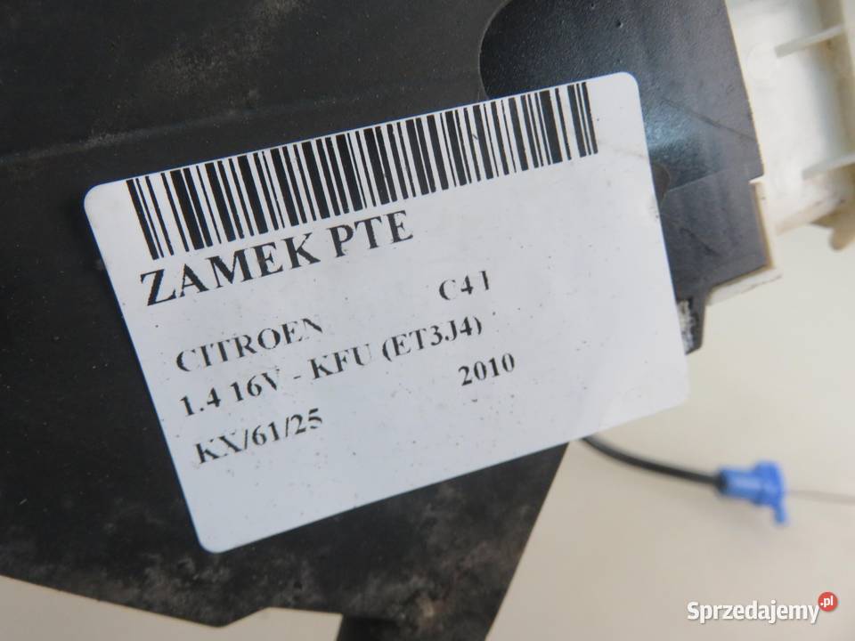 ZAMEK PRAWY TYLNY CITROEN C4 I 9686733580