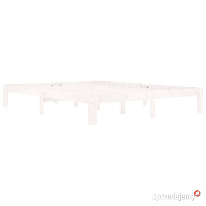Rama łóżka biała lite drewno sosnowe 160 x 200 Warszawa sprzedam