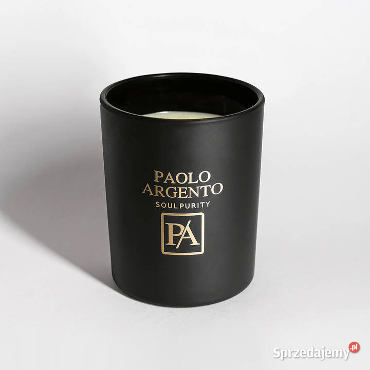Świeca Sojowa Paolo Argento NERO Casual Cilindro czarny