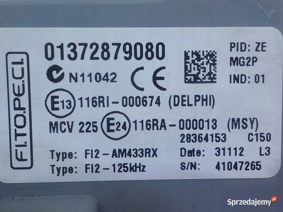 FIAT FIORINO 13 MJET 13r skrzynka bezpiecznikow Suków