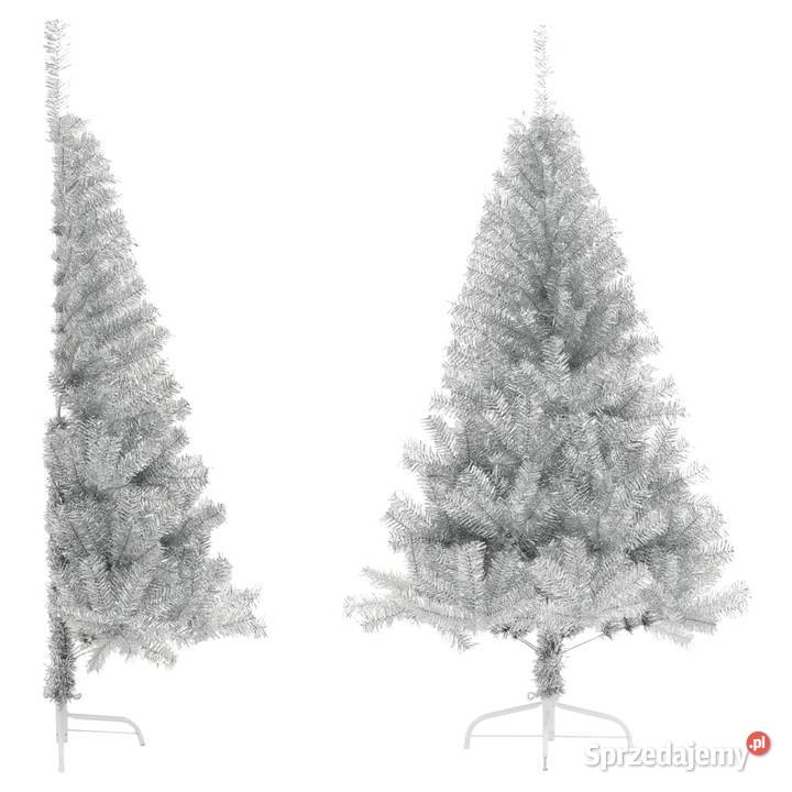 vidaXL Sztuczna choinka połówka ze stojakiem Warszawa
