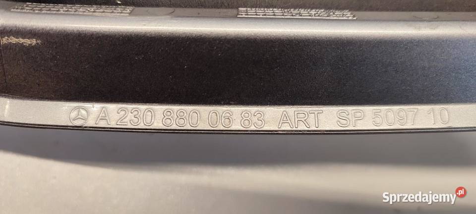 MERCEDES SL R230 GRILL ATRAPA ZADERZAKA PRZÓD sprzedam