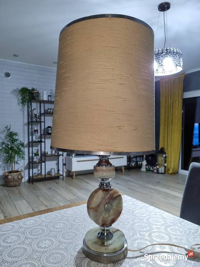 Lampa z marmuru onyx Wola Podłężna sprzedam