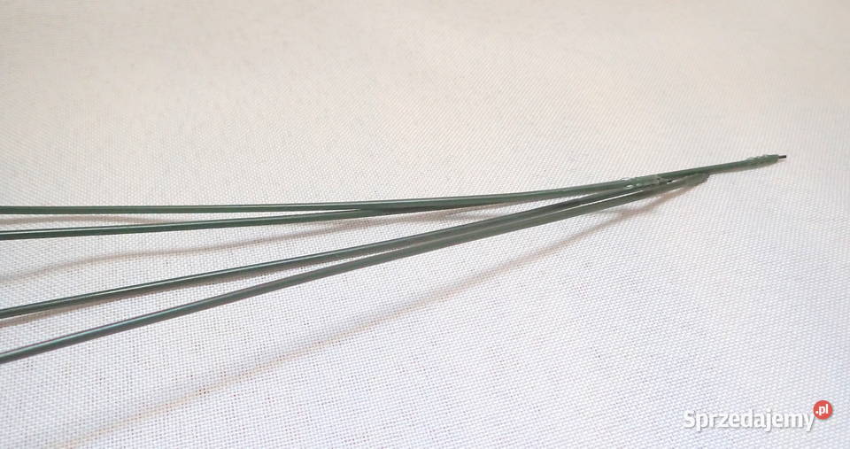 Drut wyrobowy do kwiatów sztucznych 50 w pęczku śląskie