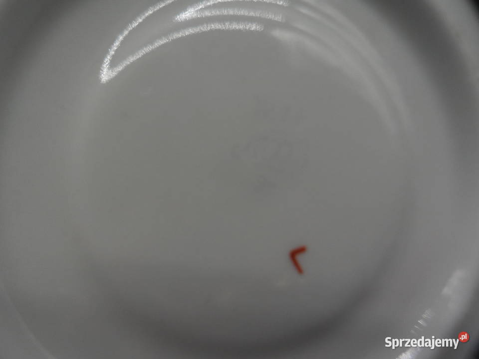 ŁOMONOSOW KOBALTOWA FILIŻANKA ZE SPODKIEM