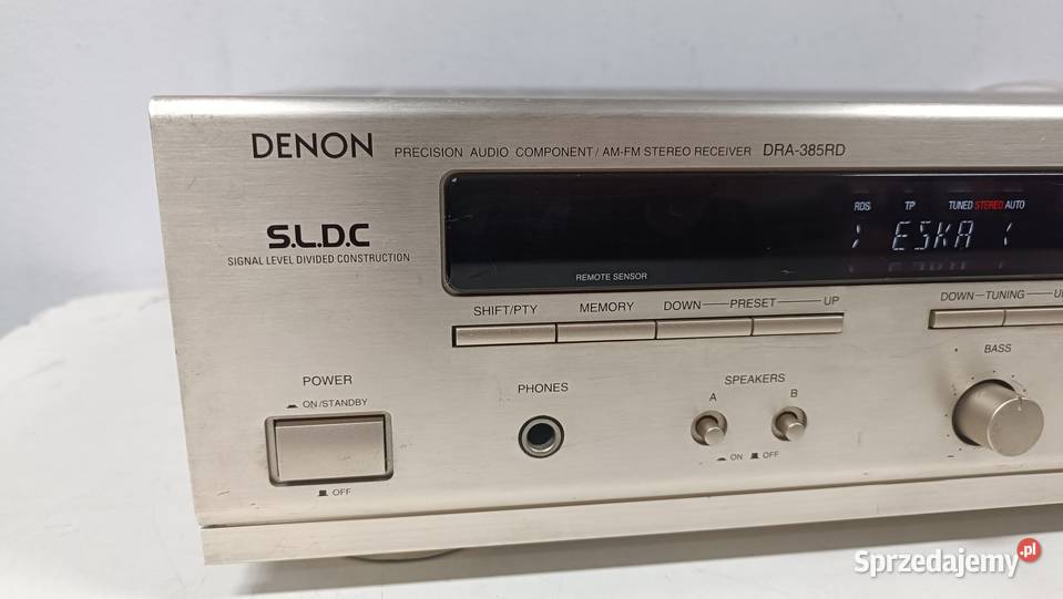 DENON DRA385RD tuner trochę charczy i Poznań