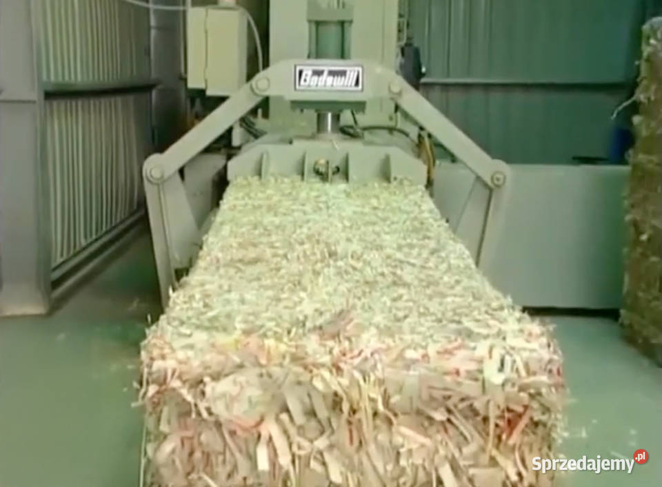 Prasa kanałowa do recyklingu belownica pozioma Produkcja Kęty sprzedam
