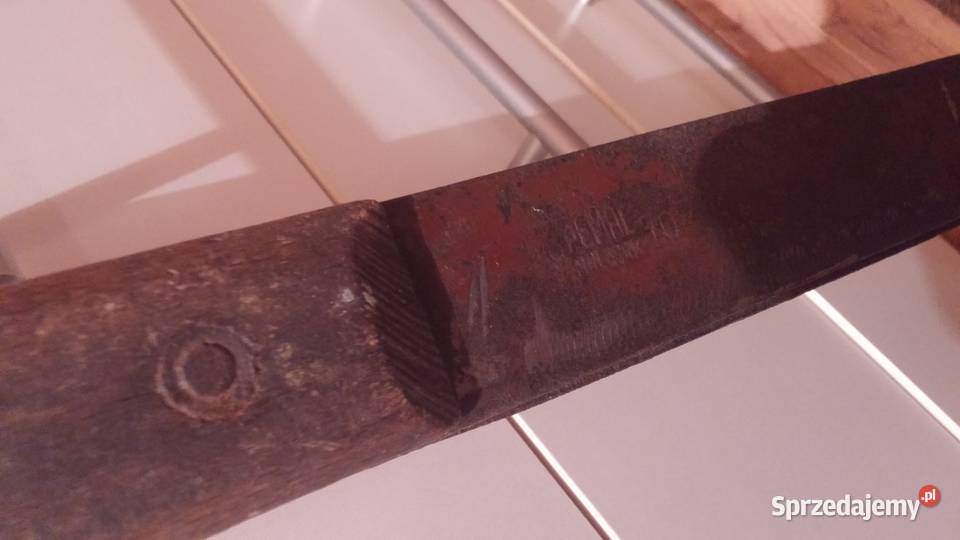 Stara Potężna Maczeta Szabla Sygnowana podkarpackie