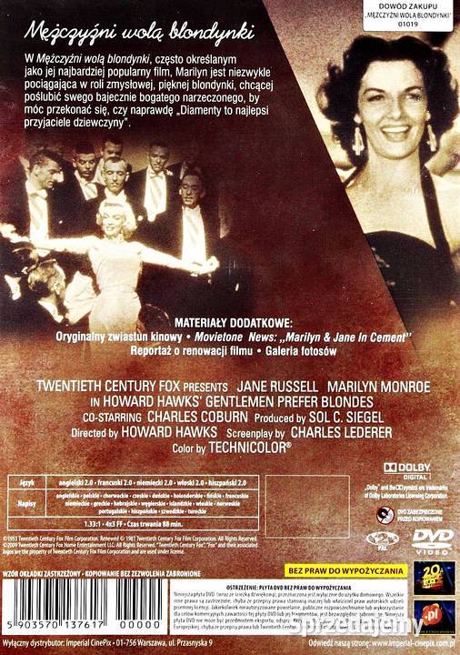 MĘŻCZYŹNI WOLĄ BLONDYNKI MARILYN MONROE komedia Kalisz