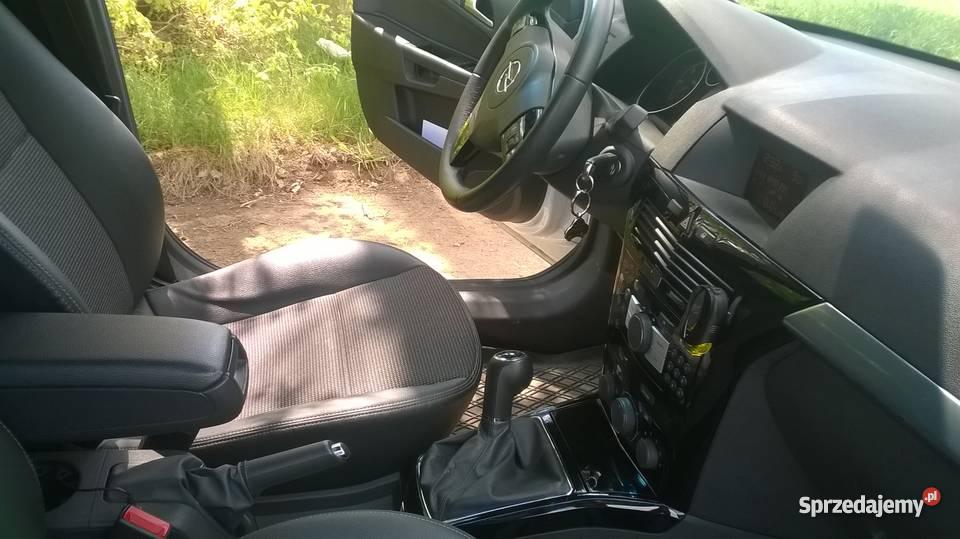 Opel astra H liftpółskórybiała perła Konin