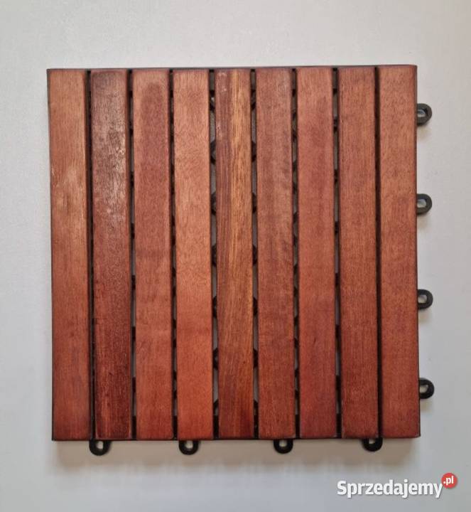 Płytki tarasowe z naturalnego drewna Poznań