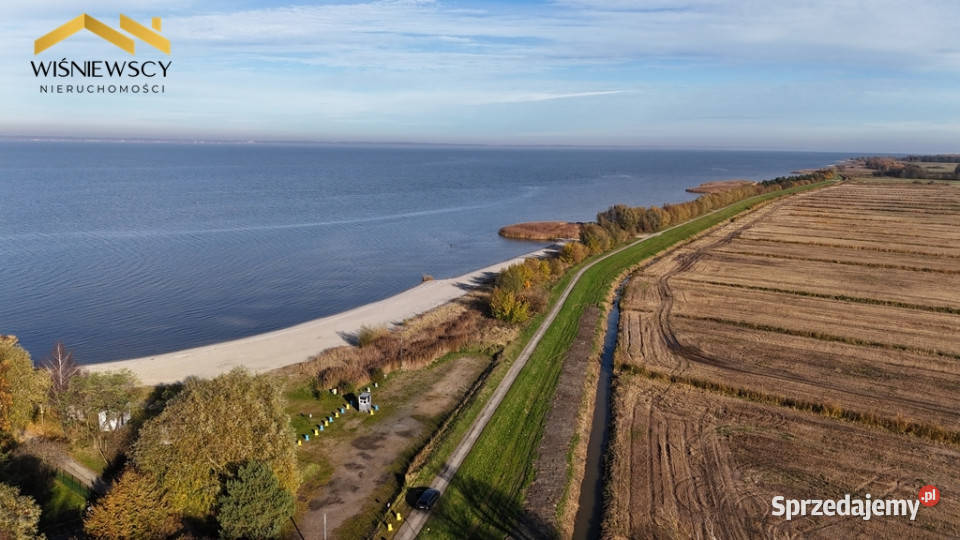 Działka Zalewem Wiślanym Kadyny 252ha utwardzona warmińsko-mazurskie
