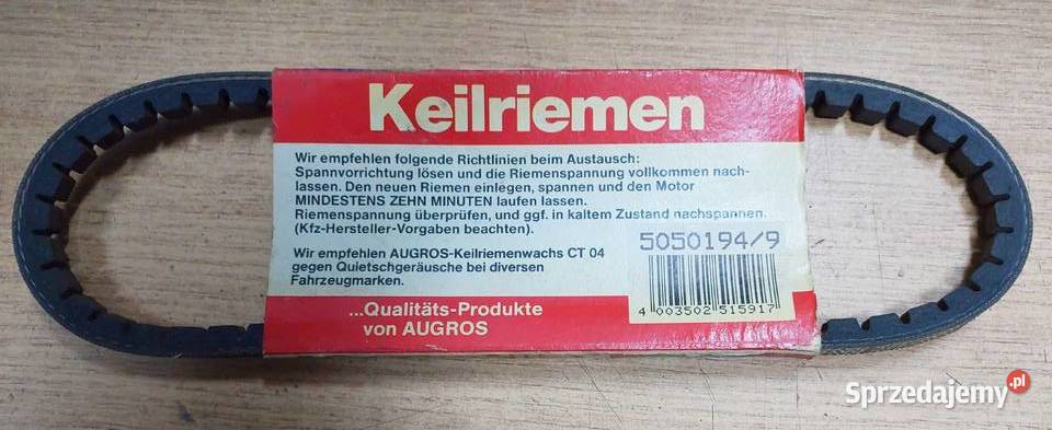 Pasek klinowy Dayco 95 x 595 Kielce sprzedam