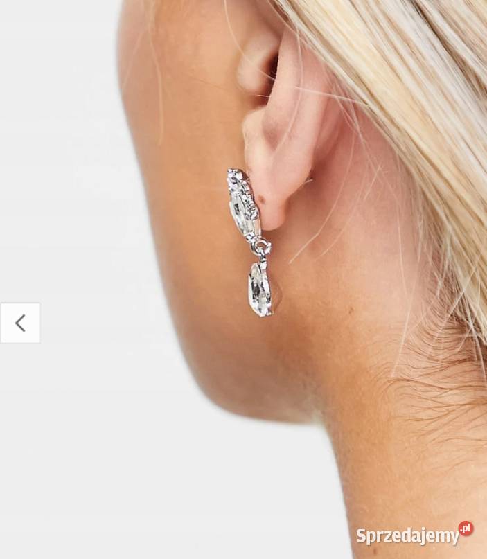 Ekskluzywne Bogato zdobione kolczyki ślubne z Dla kobiet Kraków