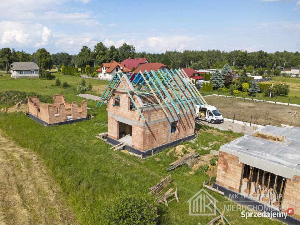 Nowy dom wolnostojący Kłaj pow 80m2 rekuperacja Domy małopolskie