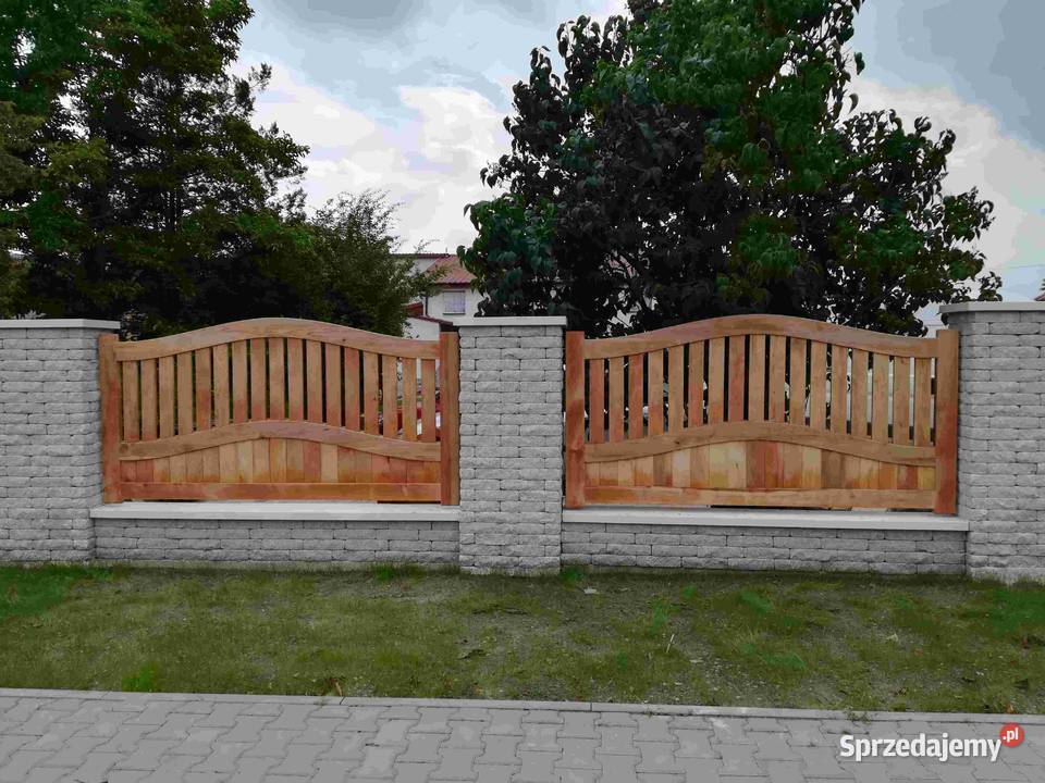 Brama drewniana model B6 Stanpor podkarpackie Stalowa Wola