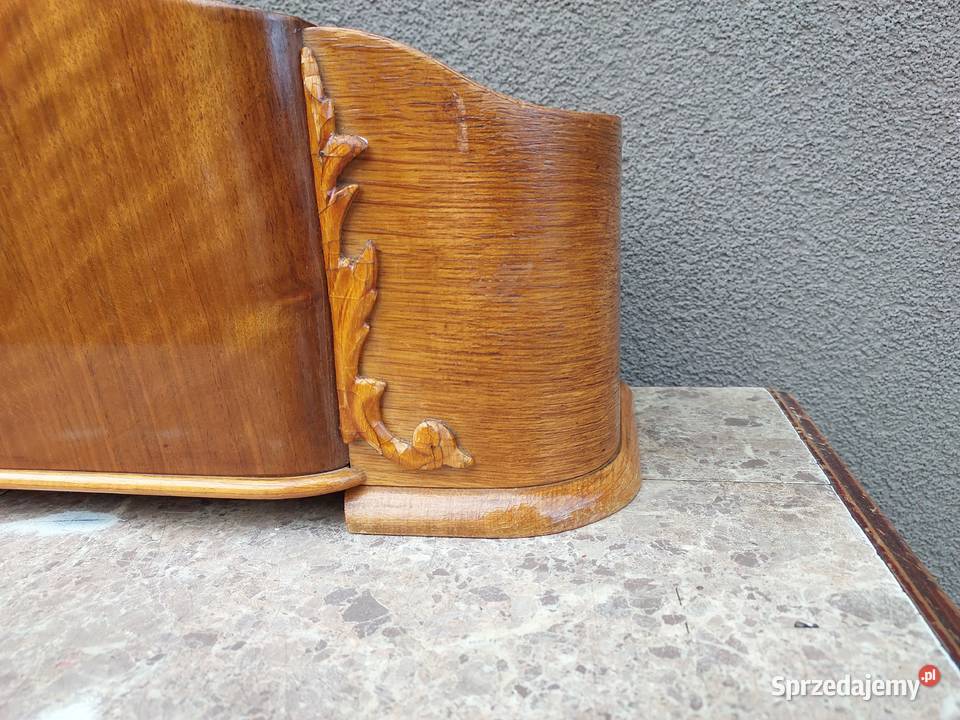 S195 obudowa starego zegara bufetowego Tczew