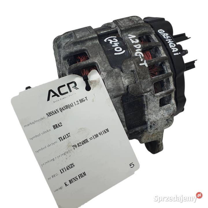 ALTERNATOR Nissan Qashqai 12 DIGT oryginał osobowe Układ elektryczny silnika sprzedam