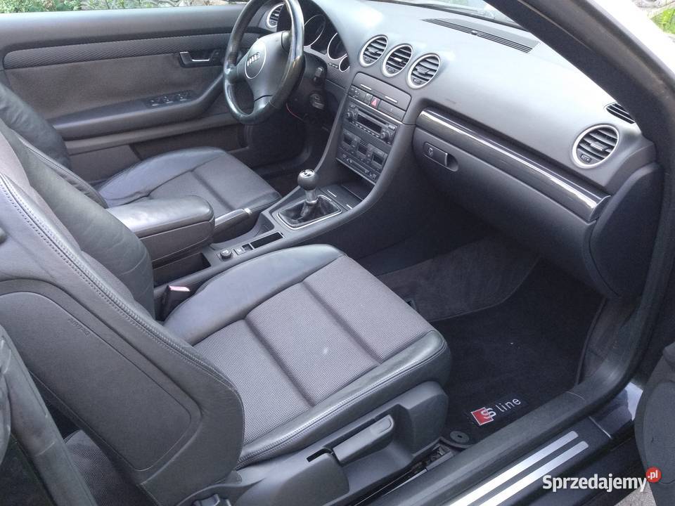 Audi A4 Cabrio czarny Augustów