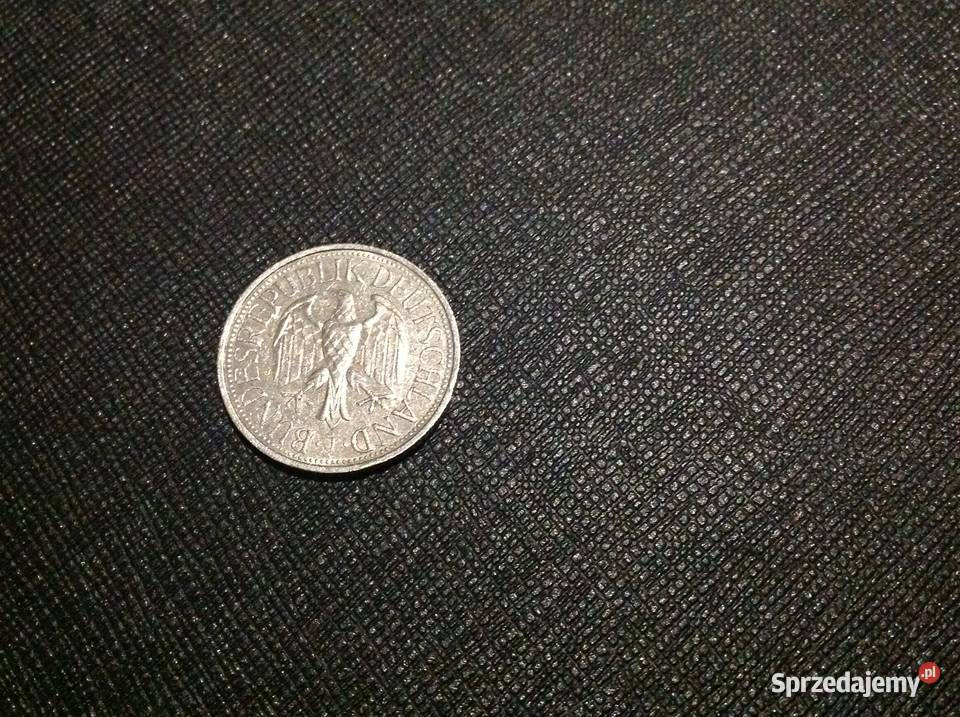 1 Marka z 1981 r że znakiem J 1 DEUTSCHE MARK Numizmatyka Nowa Sól