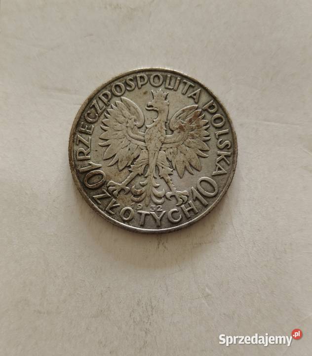 Srebrna moneta 10 z 1932r Lublin