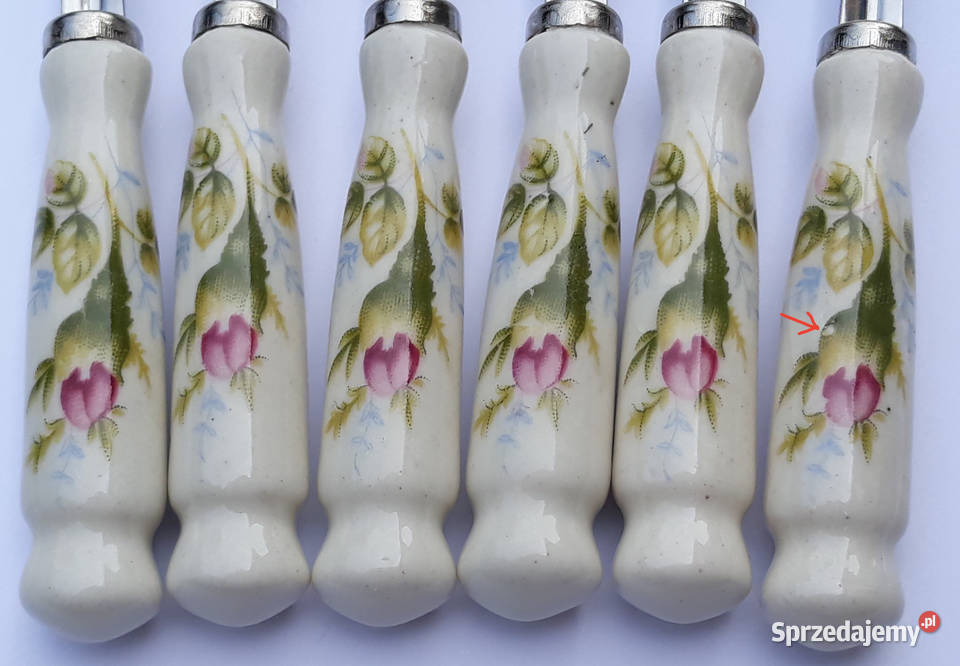 Widelczyki z ceramicznymi trzonkami ceramiczne Wyposażenie wnętrz Dąbrowa Górnicza