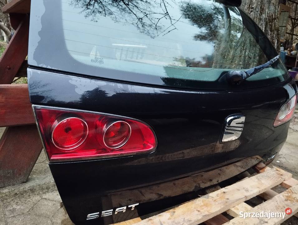 Klapa tylna zderzak lampy tył Seat Ibiza 2005r Łódź sprzedam
