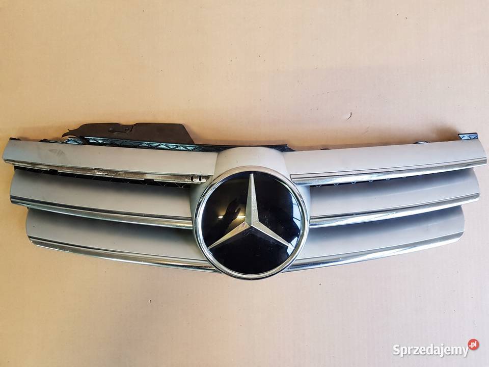 ATRAPA GRILL MERCEDES SL W230 USZKODZONY Atrapy wielkopolskie Międzychód
