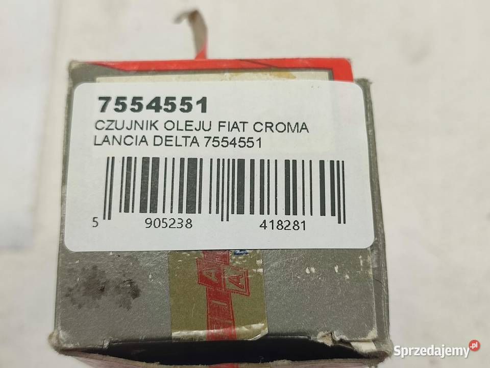 CZUJNIK CIŚNIENIA OLEJU FIAT CROMA LANCIA DELTA