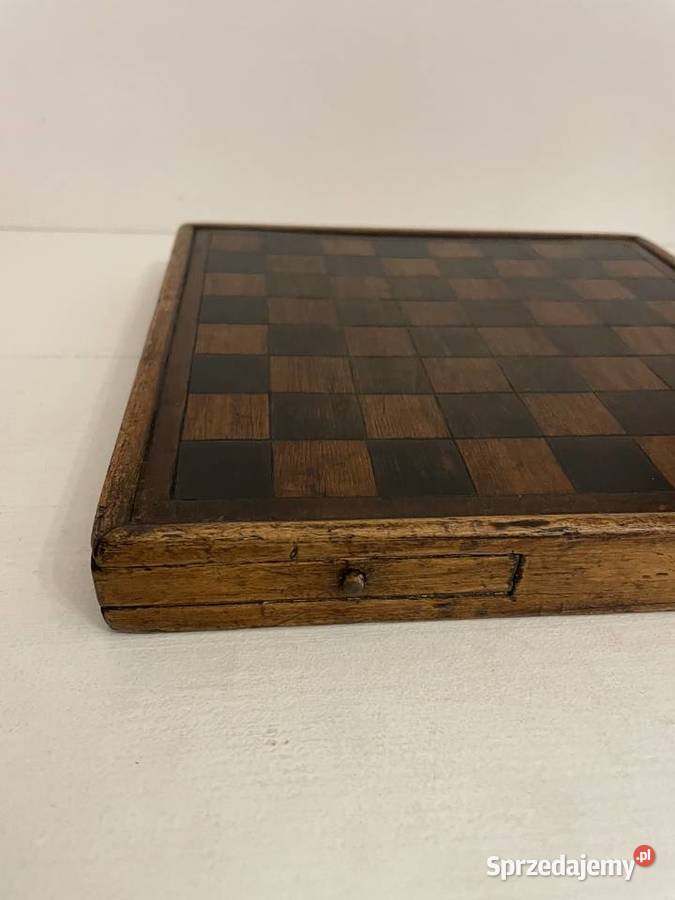 Warcaby stare przedwojenne drewniane Łódź