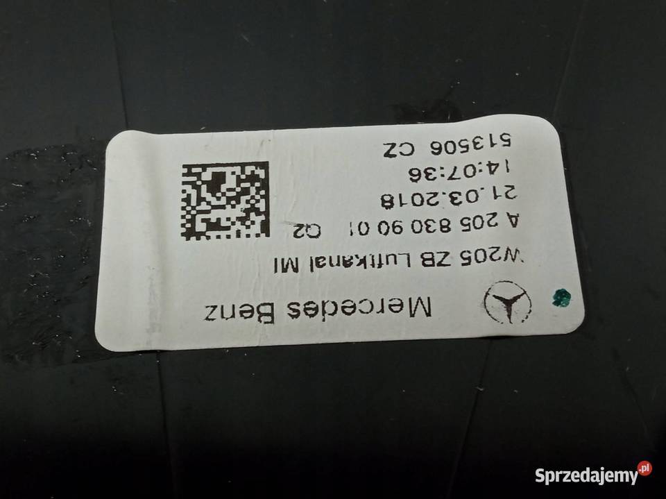 KANAŁ POWIETRZA KOMPLET DESKI A2058300200 świętokrzyskie