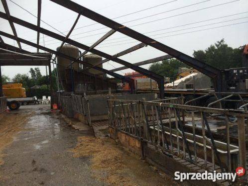 Hala stalowa 24x40 konstrukcja obora chlewnia ku Łęczyca