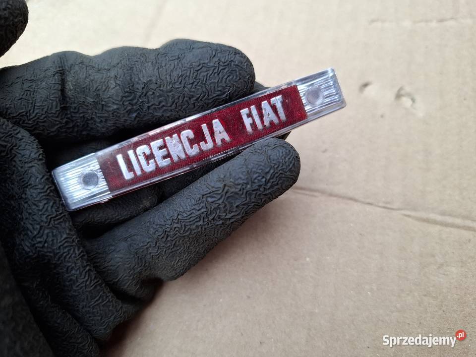 Emblemat znaczek logo Licencja Fiat 126p Maluch Emblematy opolskie Strzelce Opolskie