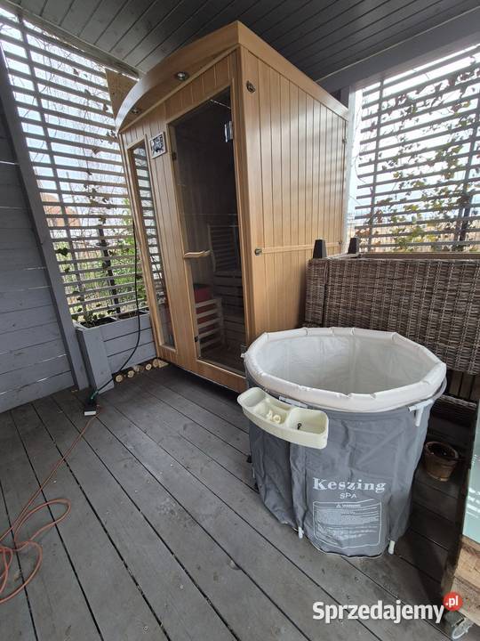 Sauna fińska sucha zewnetrzna piec kamienie Wrocław sprzedam