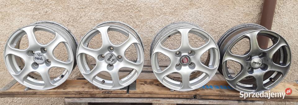 4 FELGI ALUMINIOWE RIAL 6JX14H2 4X108 ET38 FIAT dolnośląskie Mielęcin sprzedam