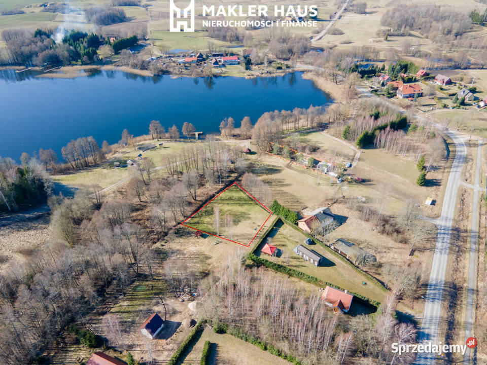 Kiepojcie Działka rekreacyjna jeziorem