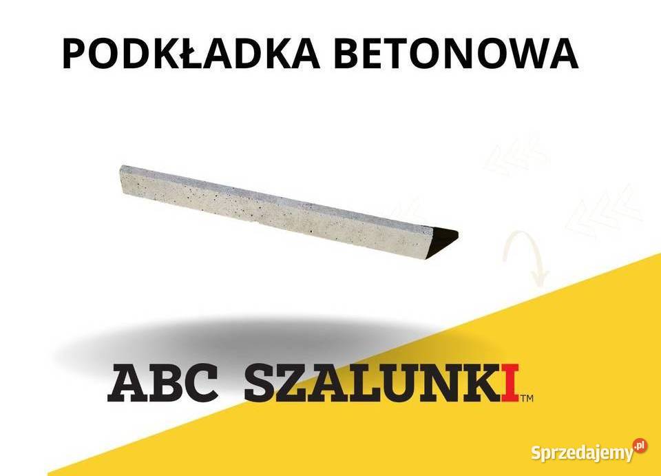 Podkładka betonowa podkładka liniowa trapezowa