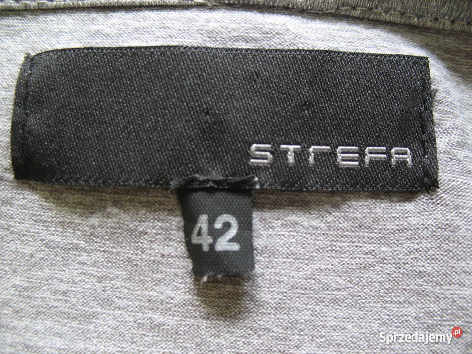 Bluzka srebrna 42 XL biust 100 Strefa krótki Siedlce sprzedam