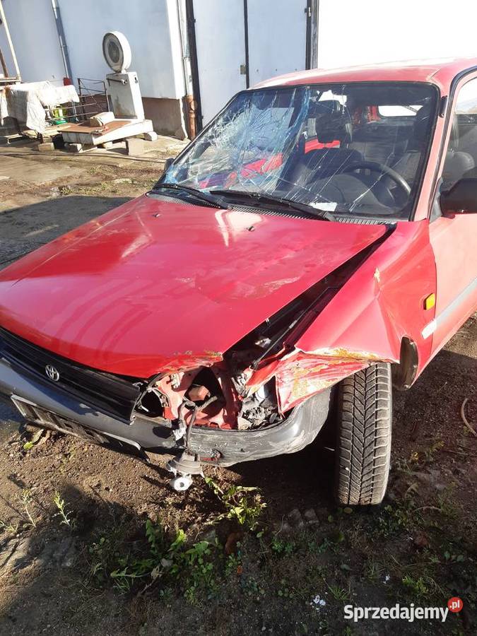Sprzedam Toyota Starlet 1995 na częsci Rok produkcji 1995 Starlet Jabłonowo Pomorskie