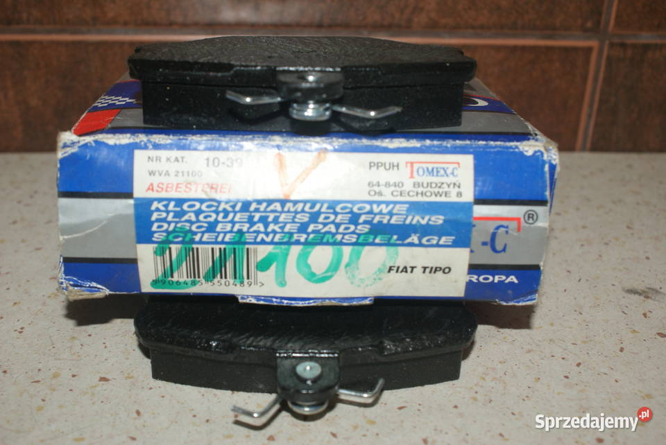 1039 TOMEX brakes KLOCKI HAMULC FIAT TIPO TEMPRA Białobrzegi