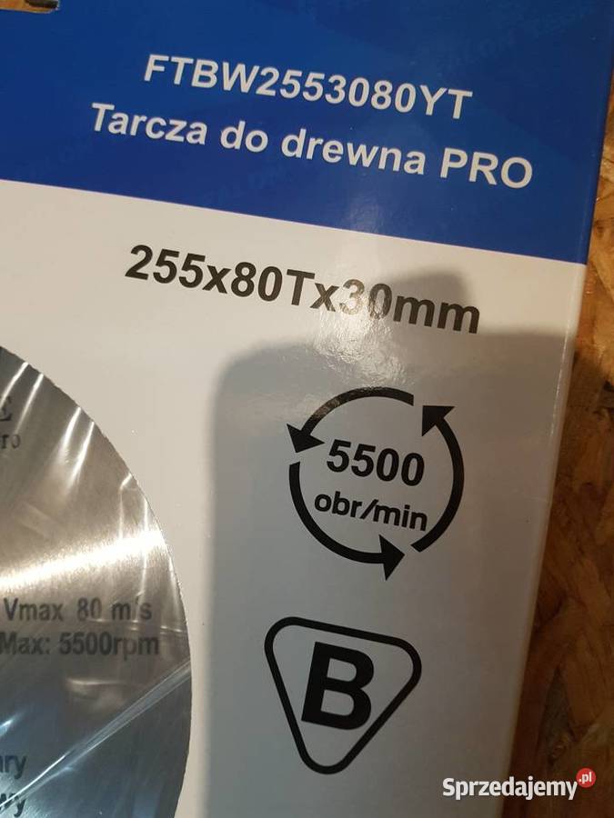 TARCZA DO DREWNA 255x30x80T WIDIOWA PIŁA PROFI Elektryczne Głogowa