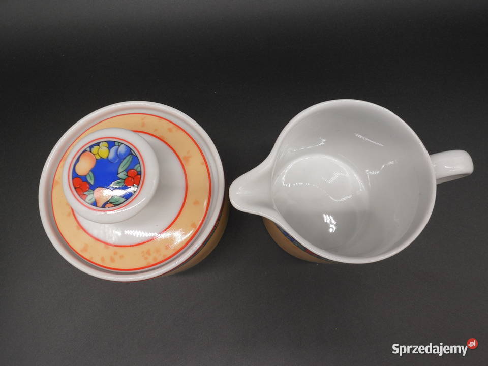 Zestaw Mlecznik Cukiernica Ritzenhoff Breker wielkopolskie Raszków