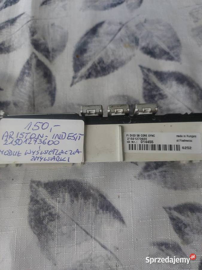 AMICA INDESIT 21501273600 MODUŁ WYSWIETLACZA Nowy Sącz