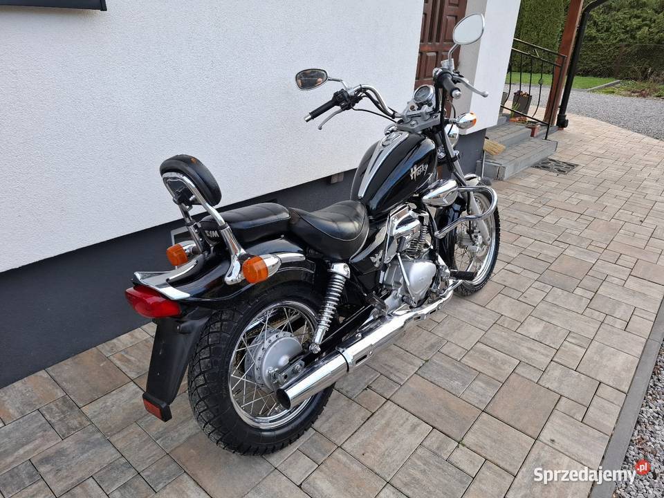 Sym Husky 125 1997 przebieg 16 519426269 metalic Chobrzany