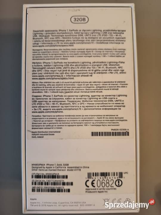 Sprzedam iPhona 7 kolor złoty wielkopolskie