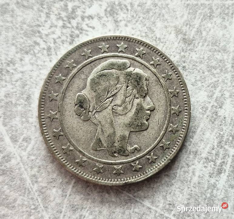 20 BRAZYLIA srebro 2000 Reis 1930 r Wola Kruszyńska