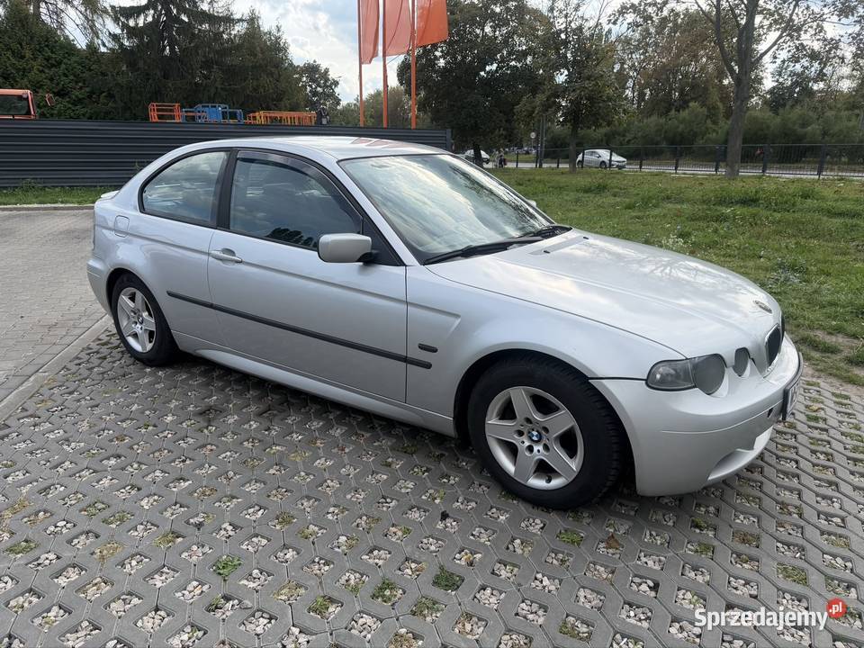 BMW Seria 3 E46 18 Compact Mpakiet srebrny Warszawa sprzedam